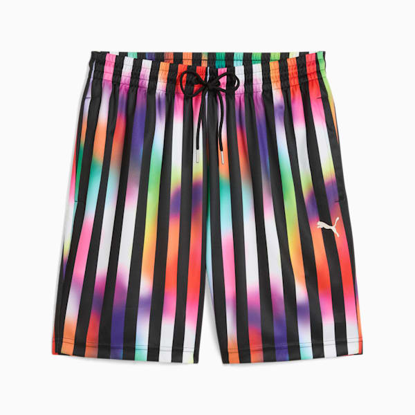 EQUAL LOVE CONFEDERATION Shorts 7", PUMA Black-AOP, extralarge
